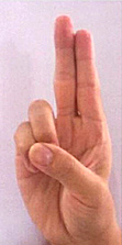 right hand position for Chinese New Year